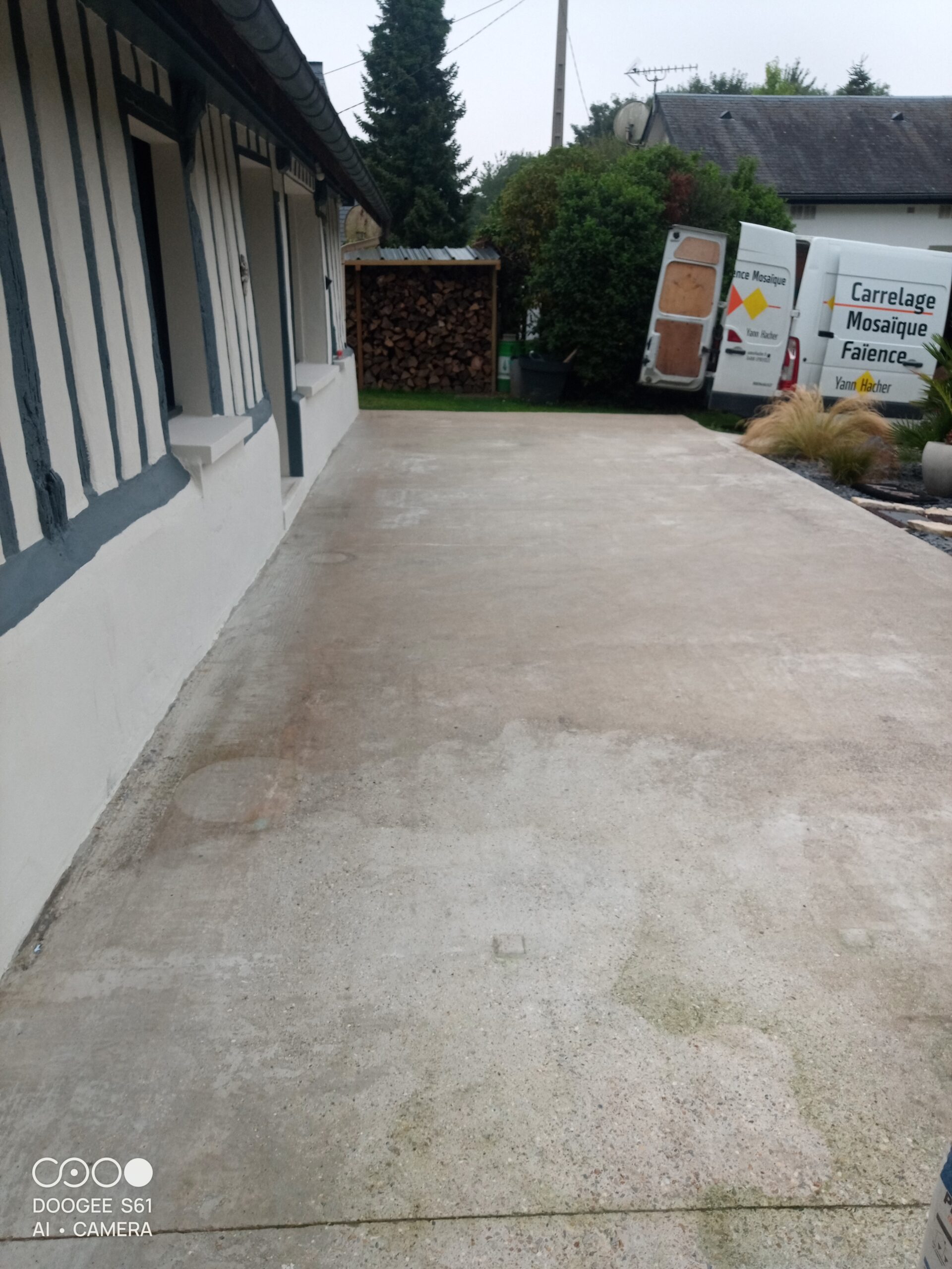 Terrasse effet parquet