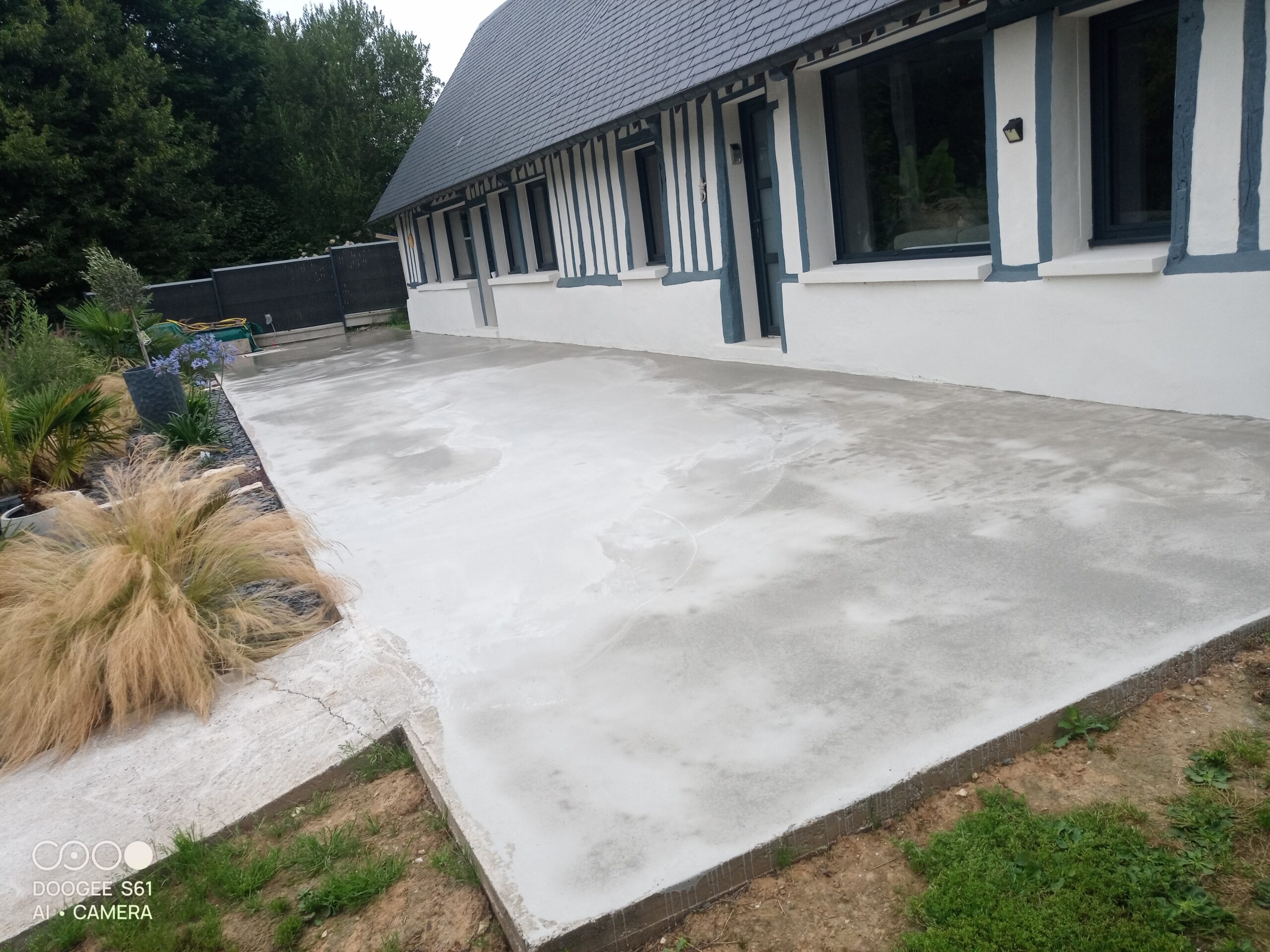 Terrasse effet parquet
