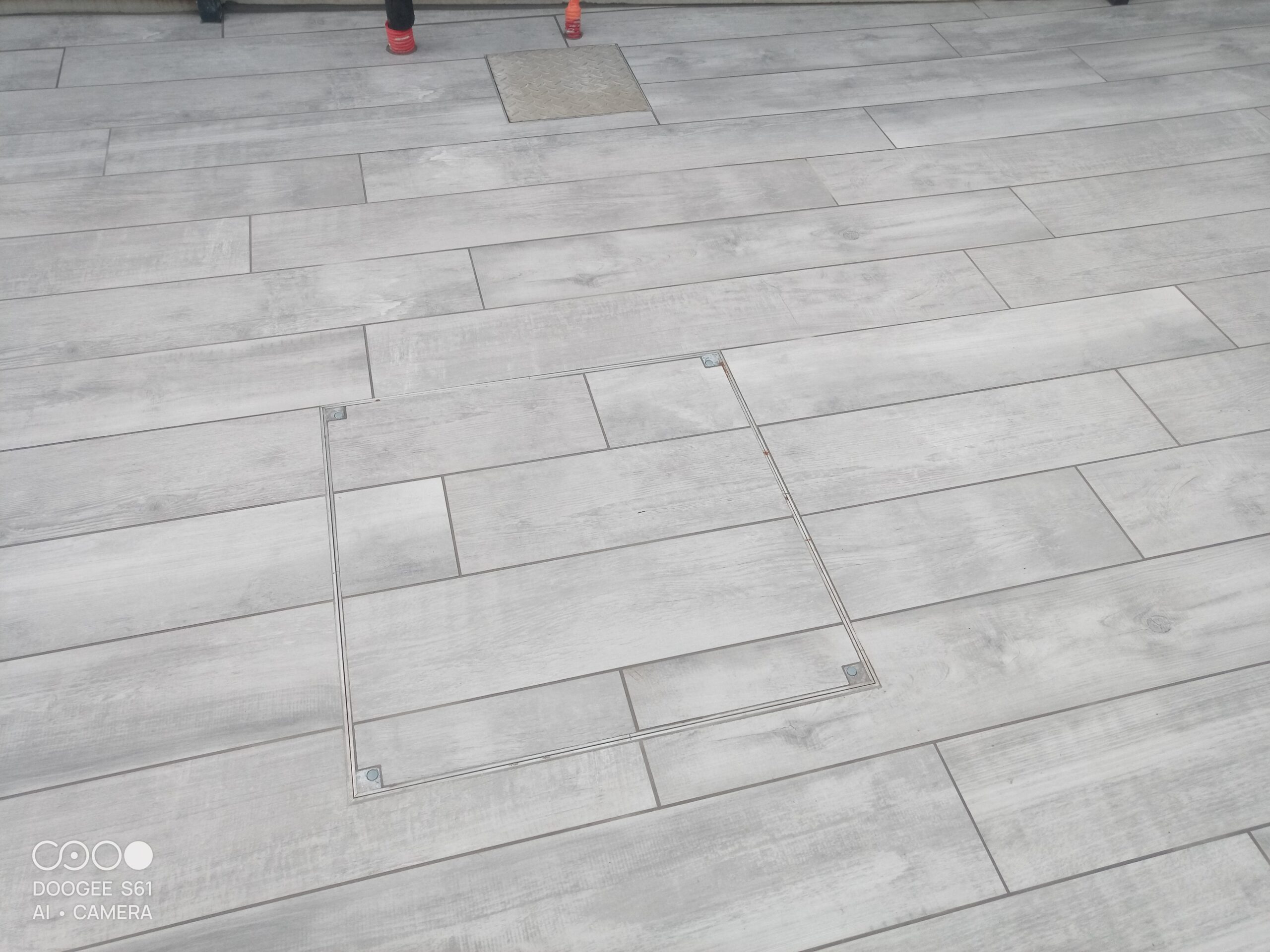 Terrasse effet parquet