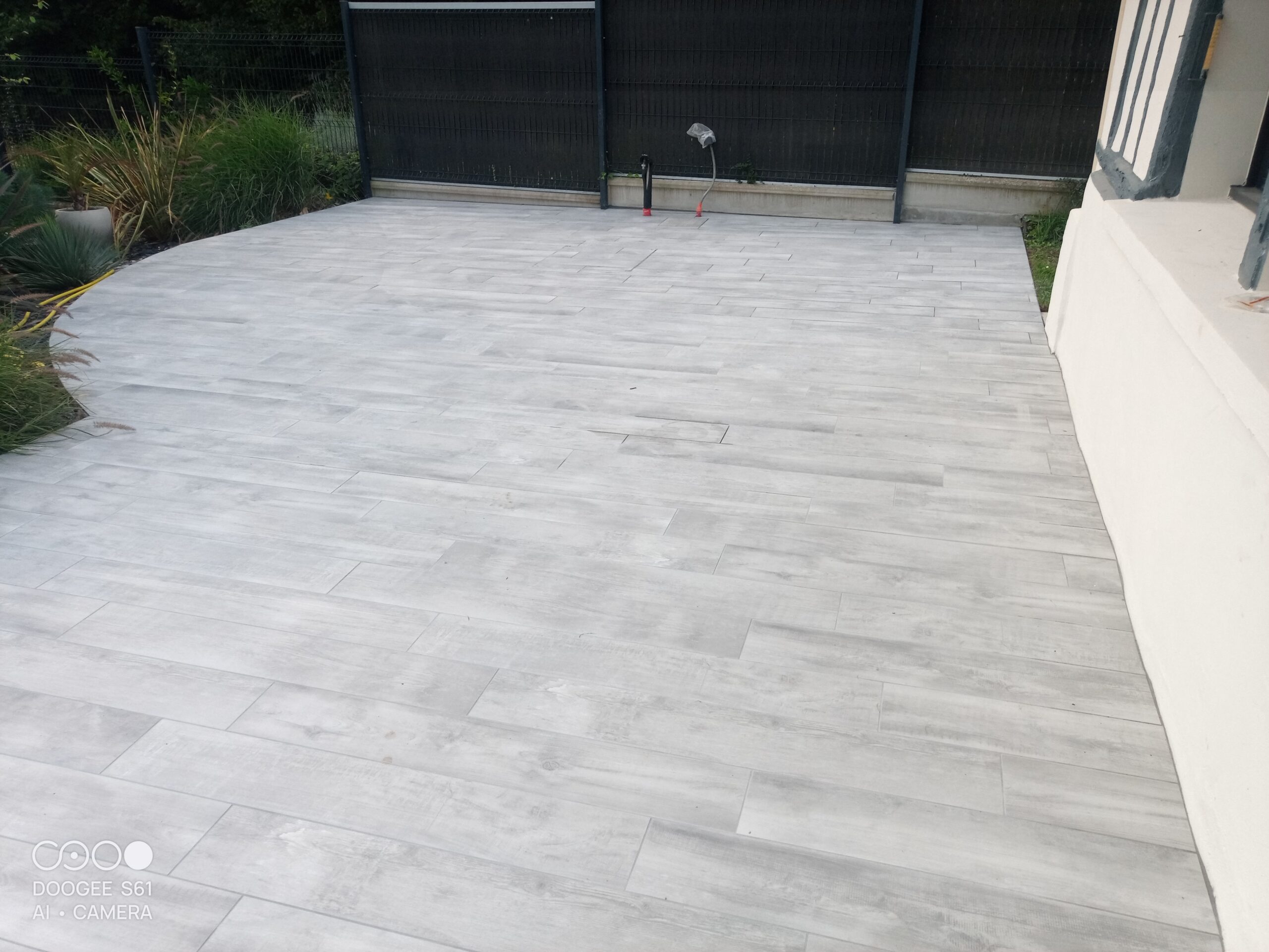 Terrasse effet parquet